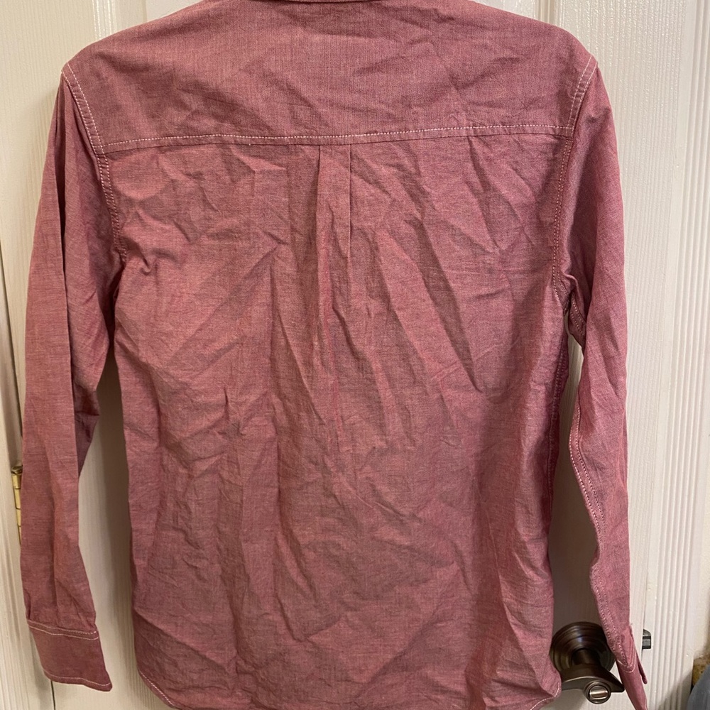 Nautica long sleeves boy shirt red L 14/16 - Picture 3 of 4